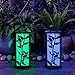 SolarDuke Hanging Lantern Solar Hummingbird Color Changing Decoration Garden Outdoor Light For Home Patio Deck Lawn Yard Holiday Decor For Wedding Birthday Party LED Tree Mount Fairy Ornament Lighting