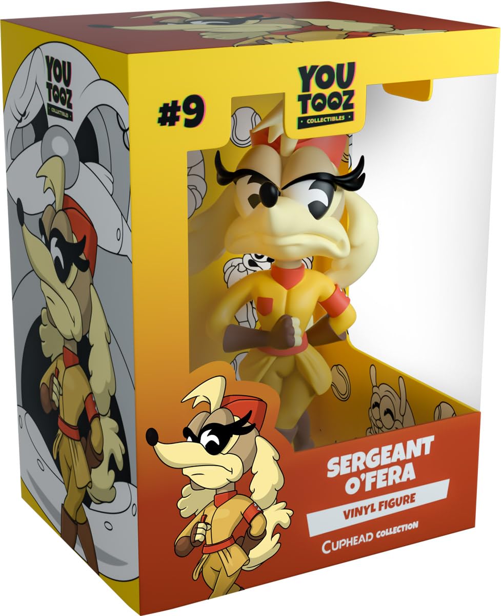 You Tooz Cuphead Vinyl figurine Sergeant O'Fera 11 cm