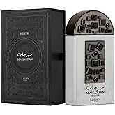 Lattafa Perfumes Maharjan Silver for Unisex Eau de Parfum Spray, 3.4 Ounce
