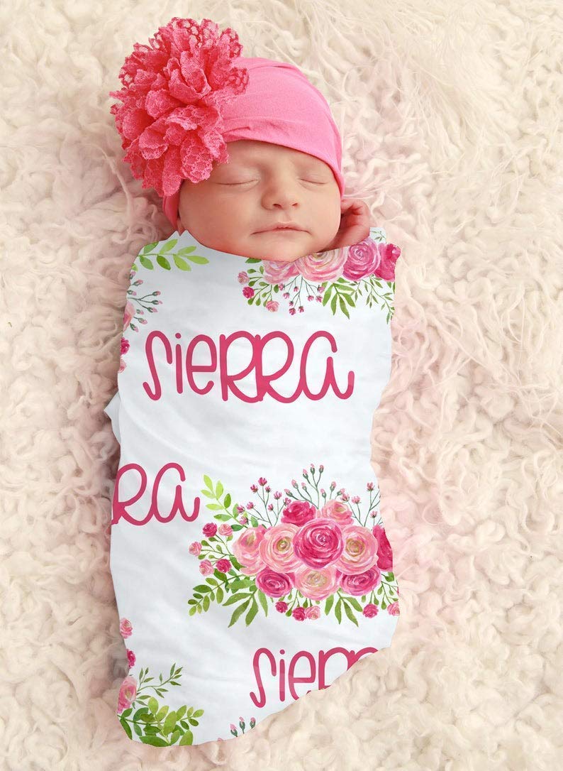 customized baby swaddle blankets