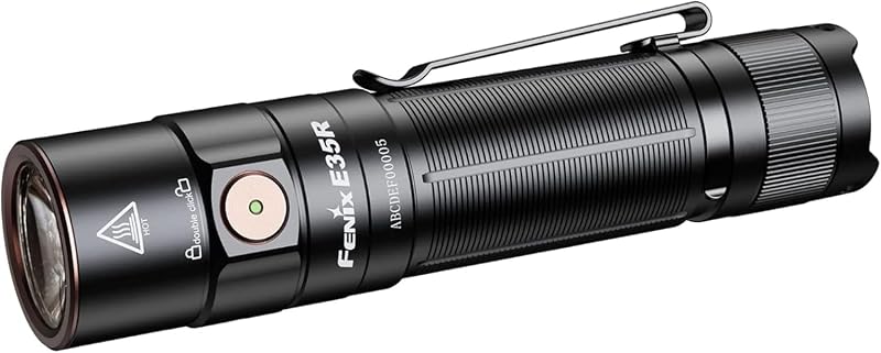 Fenix E35R Rechargeable Torch 3100 Lumens 260m USB-C IP68 21700 Battery
