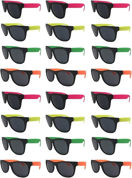 cheap neon sunglasses party favors