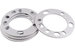 DCVAMOUS 4PC 5x5.5 6x5.5 5x139.7 6x139.7 Universal Wheel Spacers 1/4" (6mm) Compatible with Toyota-Chevy 6 Lug & Dodge-Ford 5 Lug Rims for 75-96 F150 | 94-22 RAM1500 | 98-22 Silverado Sierra 1500