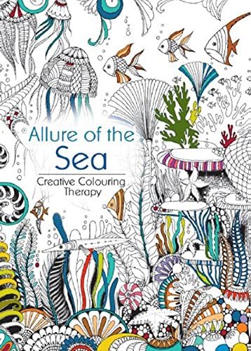 Oceanis Adult and Teen Coloring Book Allure of the Sea Ocean Nautical Fish Theme