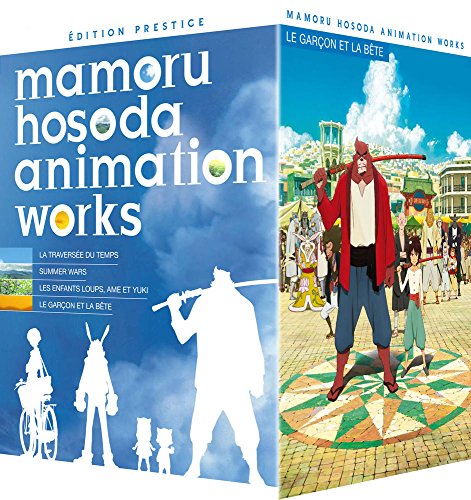 Mamoru Hosoda Animation Works : La Traversée Du Temps + Summer Wars + Les Enfants Loups Ame Et Yuki + Le Garçon Et La Bête (Coupon De Pré-Réservation) - Édition Prestige - Blu-Ray