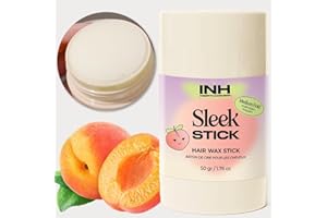 INH Hair Wax Sleek Stick Finishing & Smoothing Vegan Hair Wax Roller | Mess Free, Travel Friendly Styling Product for Flyaways and Frizz. 1.76 oz