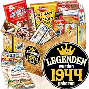 Legenden 1944 – DDR Süßigkeiten Box – Geschenkset für Männer