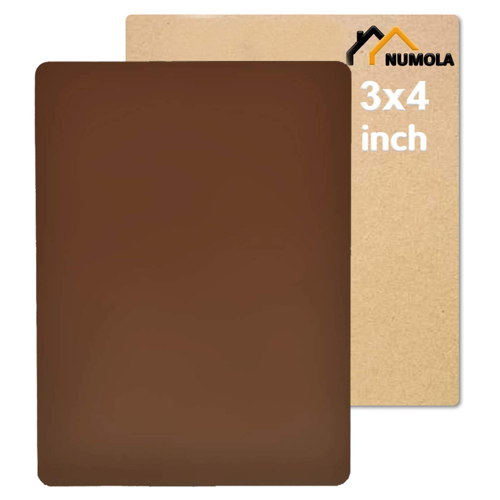 Leather Repair Patch 3×4 inch Strong Adhesive Vinyl Patch, Anti Scratch Repair Tape for Couch, Sofas, Car Seat, DIY Furniture Upholstery, Handbags, Jackets First Aid Stick On Patch(Light Brown)