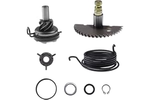JOYYANGFANG Kick Start Shaft Rebuild Kit Gear Idle Gear Aluminum Kick Starter Spring Assembly Set for Chinese Scooter Moped ATV Go Kart 4-Stroke GY6 50cc 80c 100cc 139QMB 139QMA Engine