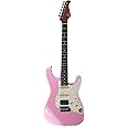 MOOER GTRS S800 Intelligent Guitar with Tone Capture Guitar Simulator (S800, Shell Pink Electric Guitar)