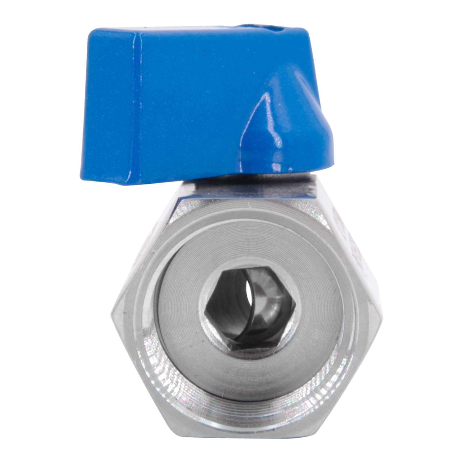 3/4″ Monoblock mini ball valve, lever handle, internal thread, male