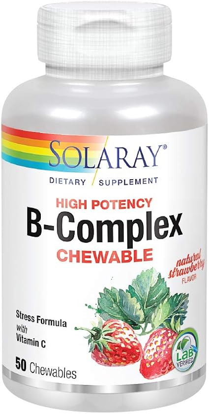 Amazon Com Solaray Vitamin B Complex 250mg Chewable Natural
