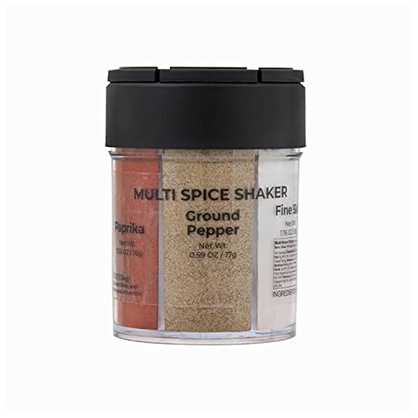 KAMENSTEIN ROUND MULTI-SPICE 6-IN-1 CONTAINER, FILLED WITH ESSENTIAL...