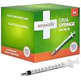 1ml Oral Syringe - 100 Pack – Luer Slip Tip, No