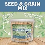 Copdock Mill Wild Bird Seed & Grain Mix 3.8 kg 5L Tub All Year High Energy view 2