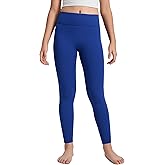 CRZ YOGA Girls Butterlift No Front Seam Full Length Yoga Leggings - Athletic Sports Casual Pants Tights Kids Teen