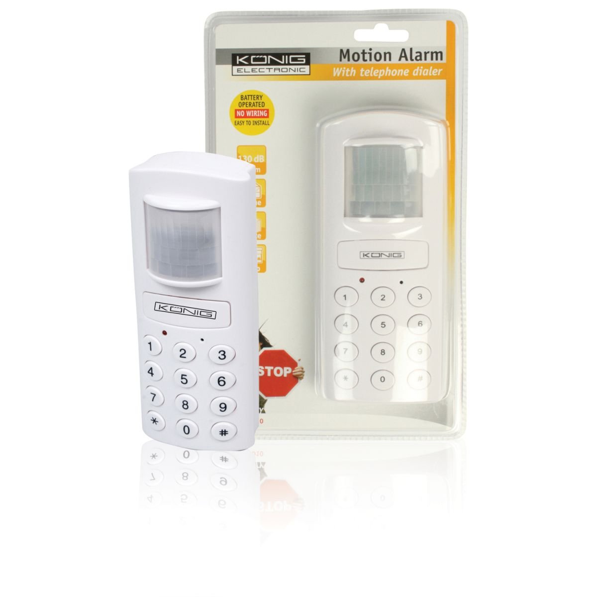 Telephone dialer with alarm 130 dB SEC-APD10 Konig