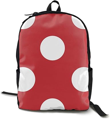 red and black bookbag