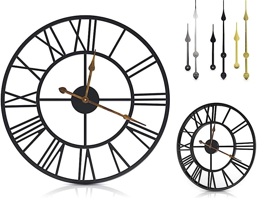 Large Wall Clocks 30" Thick Frame Oversized Centurion Roman
