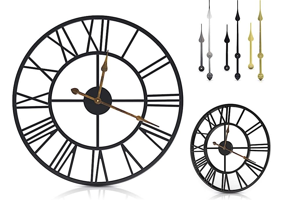 Large Wall Clocks 30" Thick Frame Oversized Centurion Roman