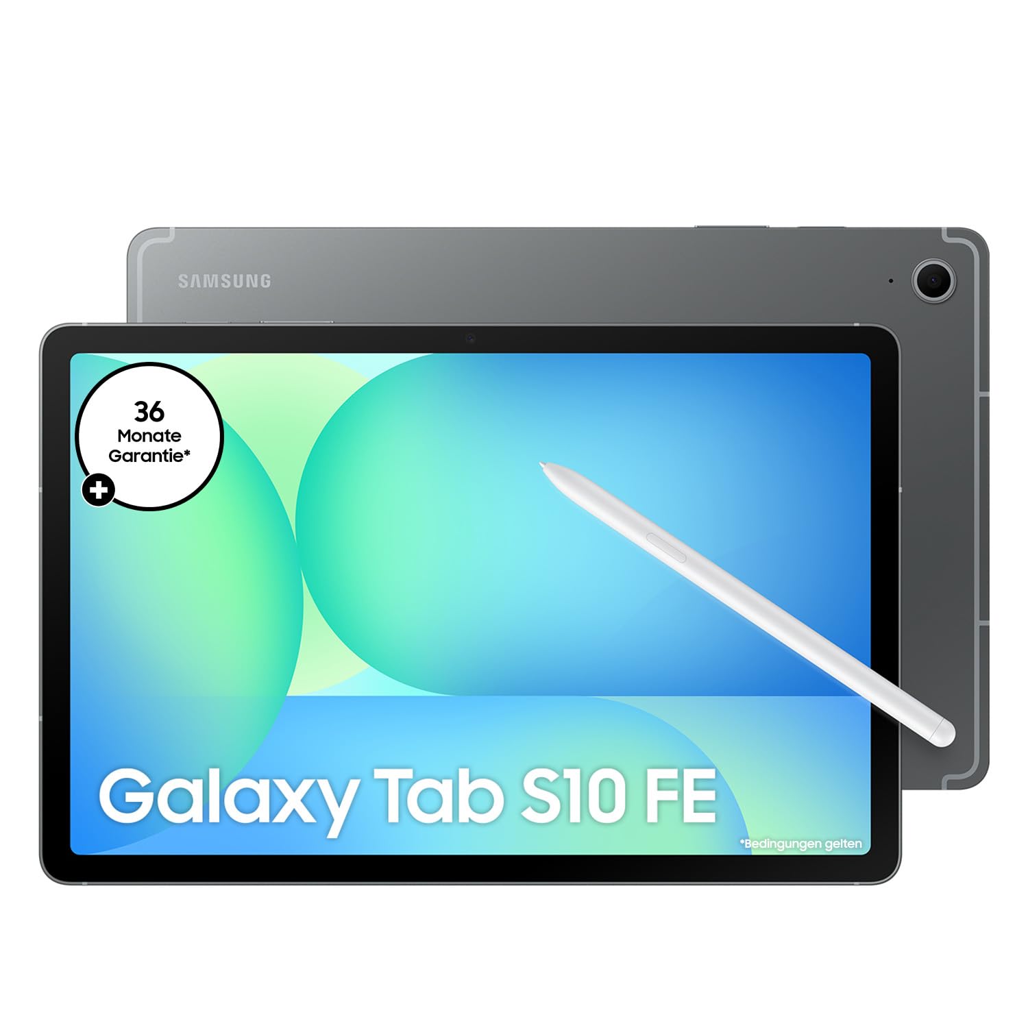 Samsung Galaxy S10 FE AI-Tablet, Android Tablet, 256 GB Speicher, 12 GB RAM, 27,70 cm/10,9" Display, Inkl. S Pen, Wi-Fi, Lange Akkulaufzeit, Gray, 36 Monate Herstellergarantie [Exklusiv auf Amazon]