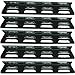 BBQ Replacement (5-Pack) Gas Grill Porcelain Enamel Steel Heat Plate for Kenmore, Master Forge, Perfect Flame, Uniflame, BBQ Tek and Bond Models Grills (Dims: 16 1/8