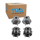 TRQ Front & Rear Wheel Bearing & Hub Assembly Kit