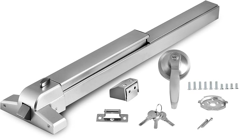 Happybuy Door Push Bar Panic Exit Device with Exterior