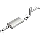 BRExhaust OE Replacement Exhaust System Kit 106-0051 | Fits 1987-1992 Jeep Wrangler 2.5L, 1991-1992 4.0L, 1987-1990 Jeep Wrangler 4.2L