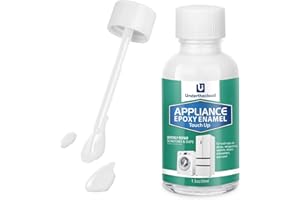 UNDERTHECLOUD Appliance Paint White Touch Up Paint Pen for Refrigerators,Washers, Dryers, Dishwashers, Microwave Oven Specialty Appliance Touch Up Enamel Acrylic Metal High-Gloss White Quick Drying 1.5oz
