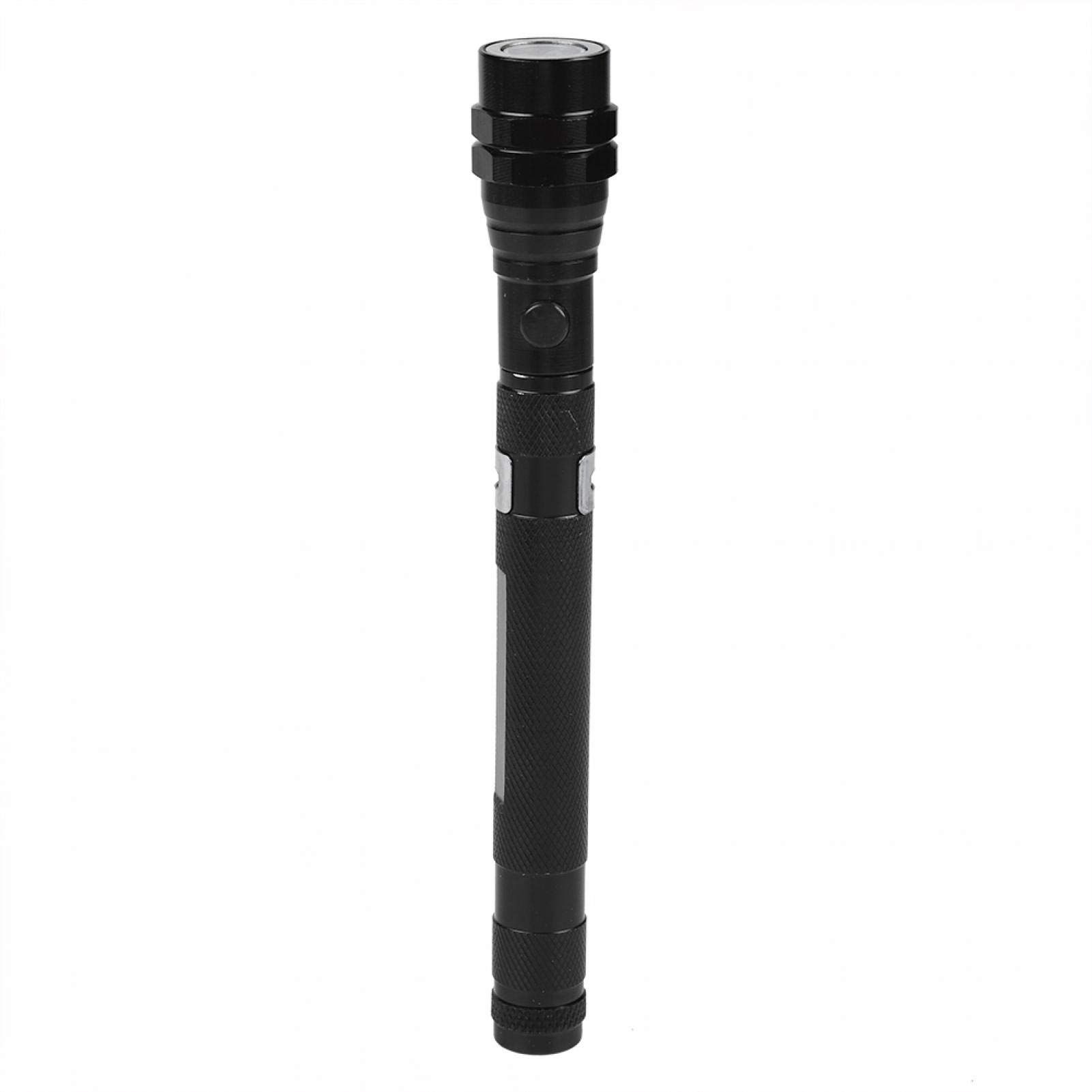 LED Torch, Lightweight LED Flexible Flashlight, Aluminium Alloy Telescopic Neck for Narrow Corner(Black)