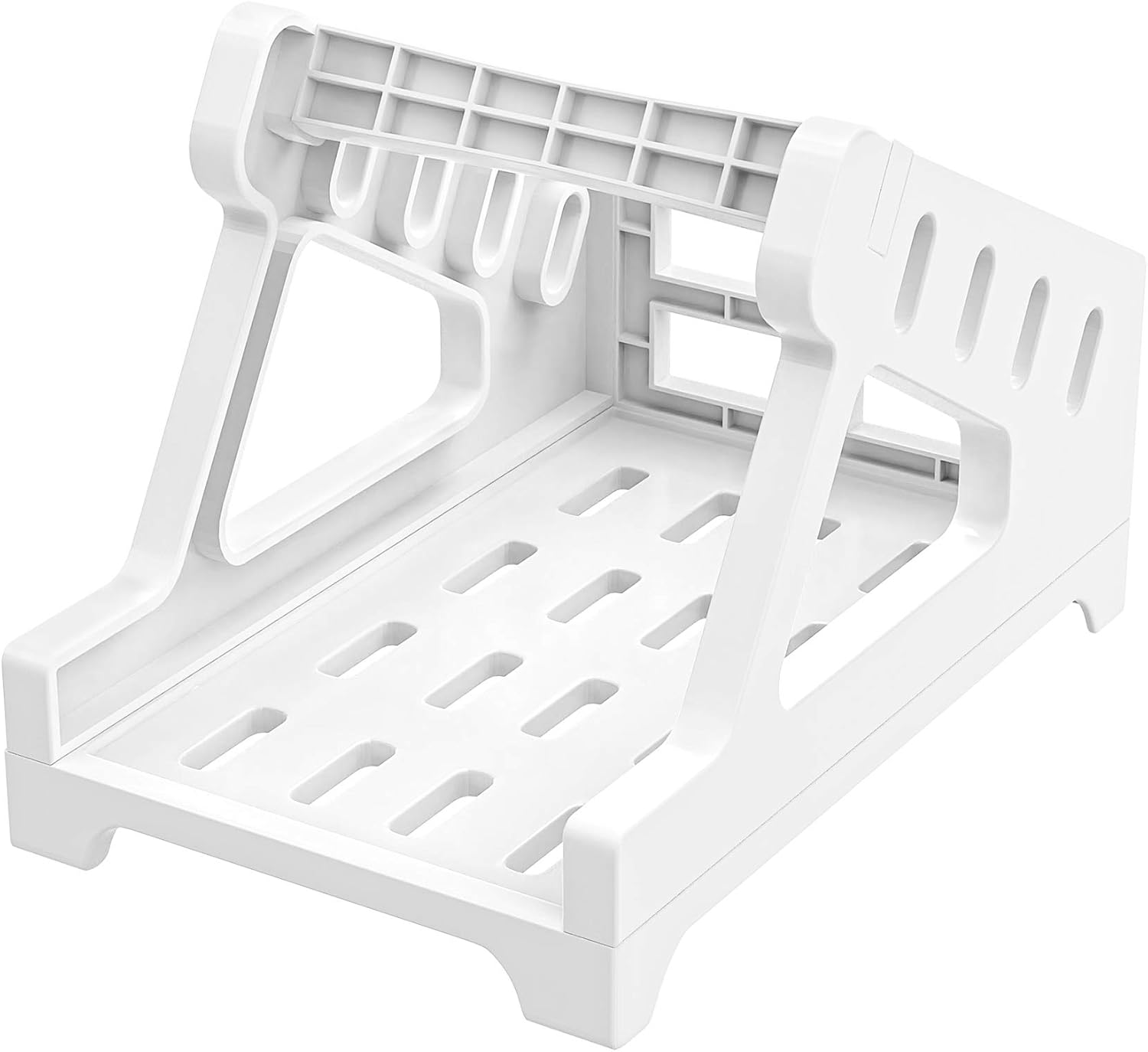 BESHENG Label Holder, Shipping Thermal Label Holder for Rolls and Fanfold Labels, 2 in 1 Fan-Fold Stack Paper Holder Work with Desktop Label Printer : Electronics