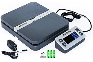 Accuteck ShipPro 110lbs x 0.1 oz. Digital Shipping Postal Scale, Gray (W-8580-110-Gray)