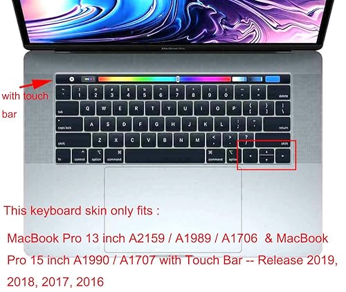 Silicone English Language Keyboard Cover Skin Compatible with