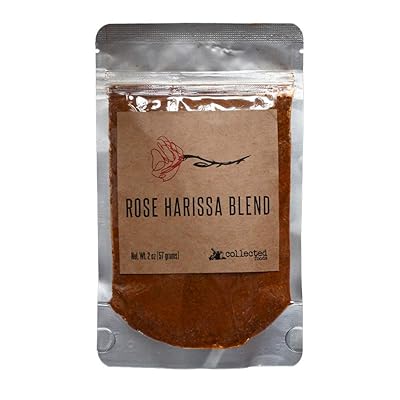 Rose Harissa: A beautifully crafted blend of peppers and organic rose petals - 2 oz (1 Package)