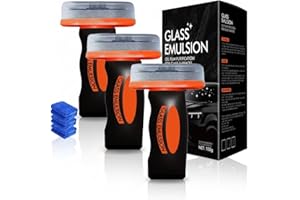 3PCS Glass Guard Cleaner, Automotive Handheld Oil Flmr Cream, Car Window Cleaner Oil Film Remover Household Glasses Cleaning 