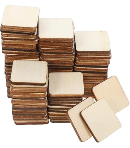 Angoily 10pièces Lot De Planches De Bois Vierges Non Finies