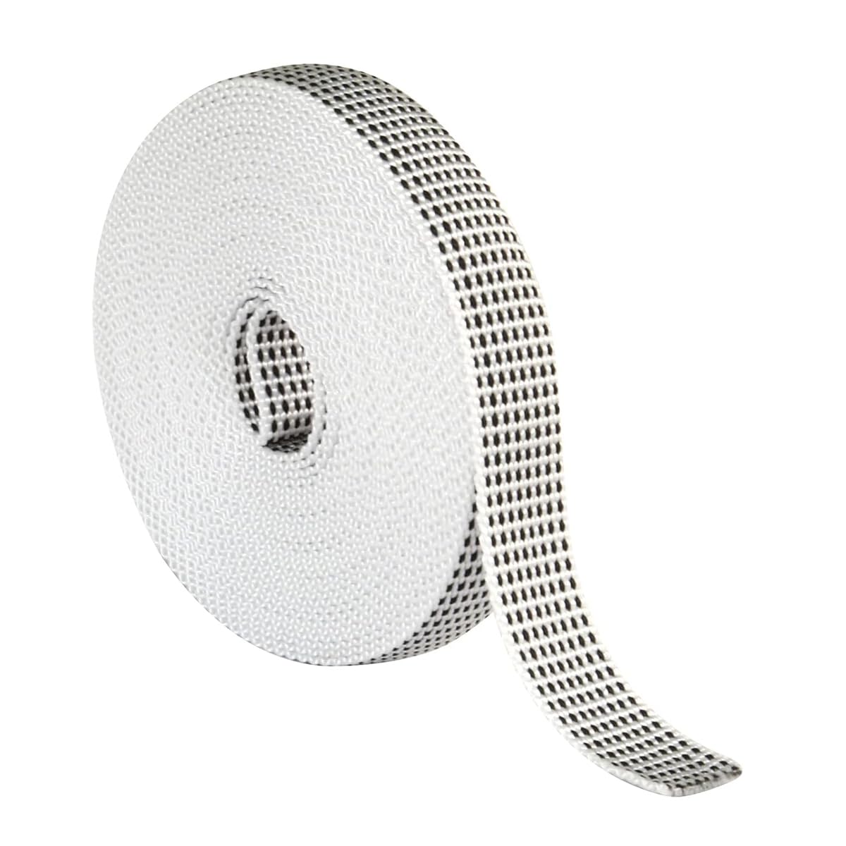 Amig - Roller Shade Picker Tape | Replacement Rope for Soft and Rigid Touch Blind Reel | Resists UV and Abrasion | Black Pints | Measures 18mm x 6m