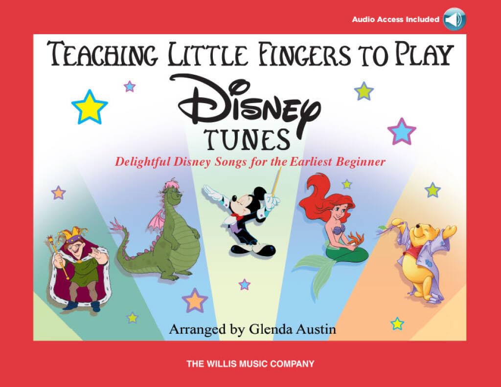 Teaching Little Fingers to Play Disney Tunes (Book/Online Audio) (Includes Online Access Code)