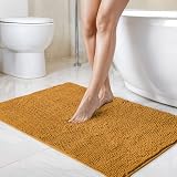 Emma Barclay Noodle Soft Touch Non-Slip Bath Rug Ochre 40x60cm