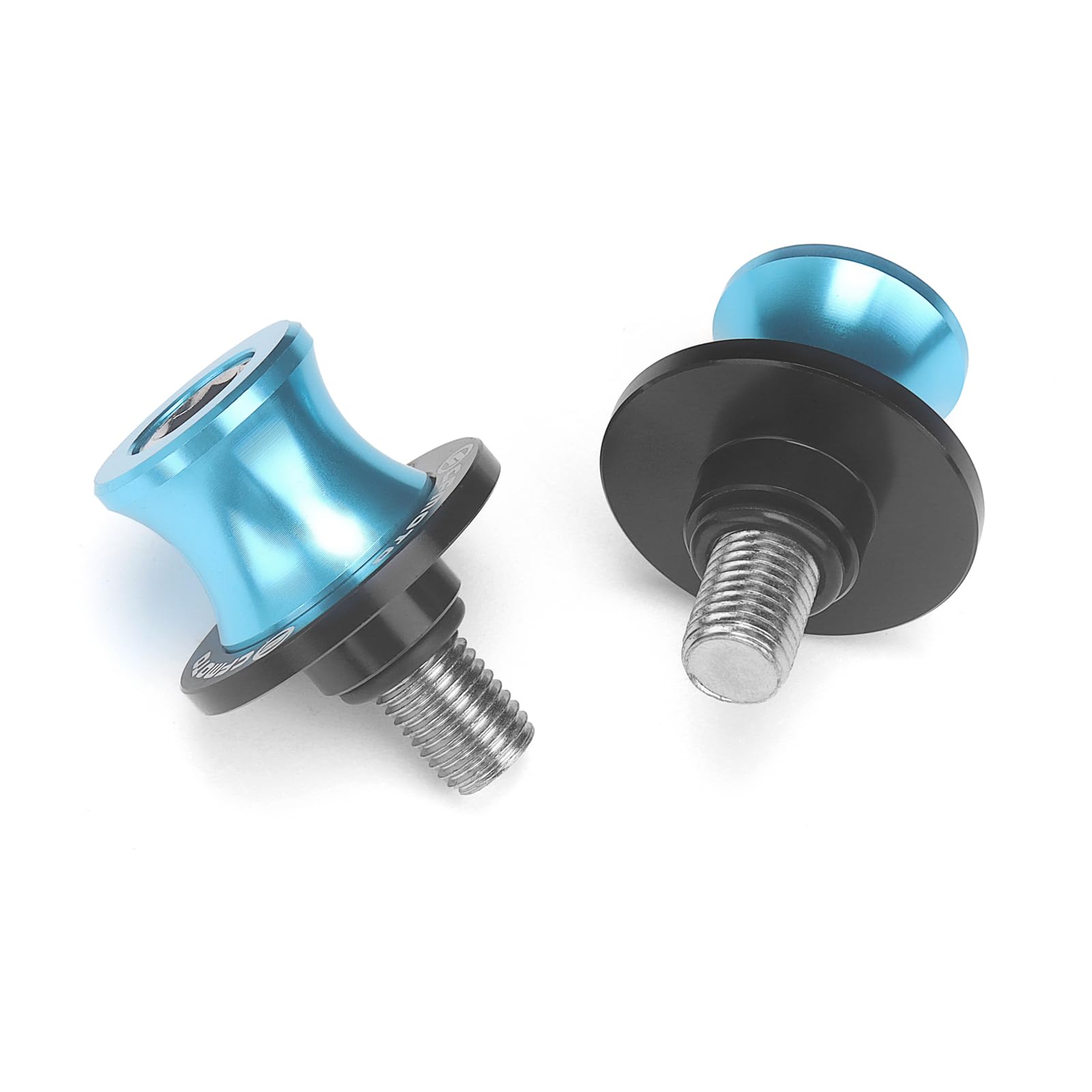 Photo 1 of 10MM 450SS Swing Arm Spools Sliders Fit For CFMOTO 450SS / 450NK / 650NK / Lbex450 Stand Frame Slider Crash Bar Accessories,CNC T6061 Aluminum (Sky Blue)