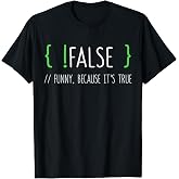 Programmer Computer Engineer Funny False Programming Coding T-Shirt