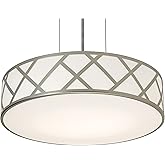 AFX Haven 17'' Pendant - Satin Nickel Finish