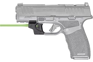VIRIDIAN WEAPON TECHNOLOGIES Viridian E Series Green Laser Sight, Custom Gun Fits, Railed or Non-Railed Pistols, Class 3R Green Laser Sight, 5mW Output