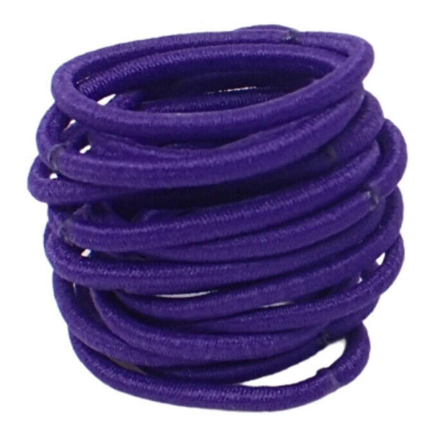 Topkids Accessories Mini Tiny Hair Ties for Adults and Kids, Small Hair Bands, Ponytail Holders, Kids Hair Bobbles, Small Hair Elastics, Girls Hair Accessories (18pcs Puplre)