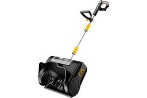 HEINPRO Cordless Snow Shovel Compatible with DeWalt 20V Max Battery, 11" Electric Snow Blower w/ 20FT Max Throw & Adjustable Handle, Snow Thrower for Driveway, Deck, Patio, Steps(Tool Only)
