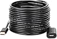 UGREEN USB Extension Cable, 10m USB 2.0 Active Repeater, USB Male to Female Lead With Signal Amplification Active Cord for Printers,Keyboards, Game Console, Wifi Antenna, Oculus Rift, loudspeakers, scanners, displays, headsets etc.