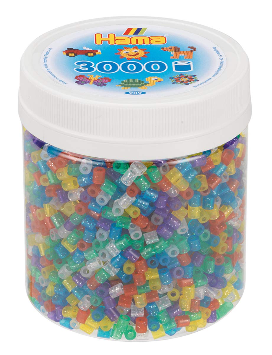 Hama 3,000 Midi Beads - Glitter Mix