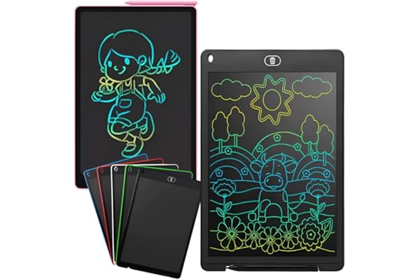 Lousa Mágica Tablet Infantil Criança LCD 12 Grande Colorida Recarregável com USB Lousa Mágica Infantil Digital Tablet Escrita
