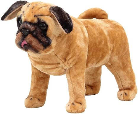 Amazon Co Jp アニマルスツール パグ 乗れる アニマル ぬいぐるみ プレゼント ギフト キッズ 子供 動物 イス いす 犬 座れる スツール チェア ホーム キッチン